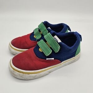 Vans Kids Toddler 8c Multi Block Color Yacht Club Velcro Sneaker Skate Shoes